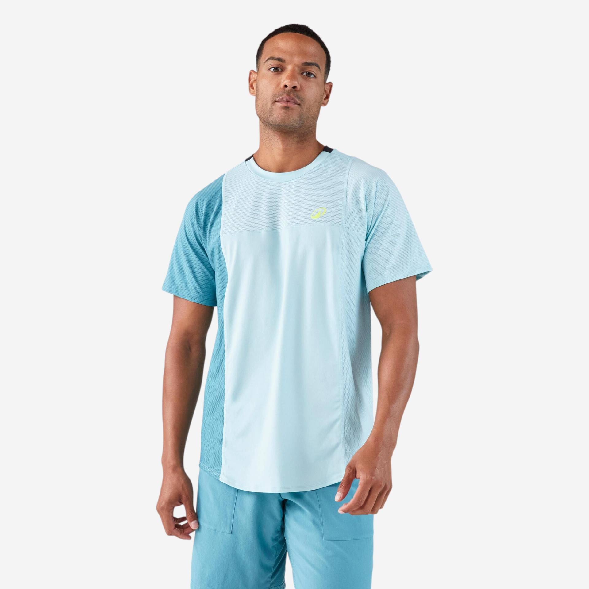 Herren Padel T-Shirt atmungsaktiv - Dry blau Herren Padel T-Shirt atmungsaktiv - Dry blau von KUIKMA