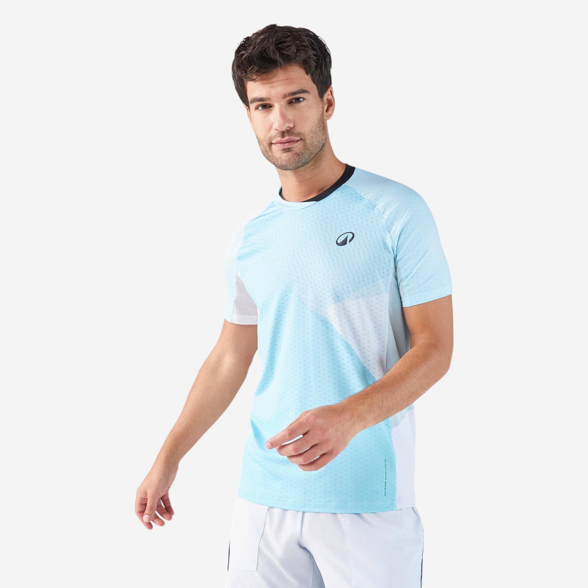 Herren Padel T-Shirt technisch - Kuikma 900 hellblau Herren Padel T-Shirt technisch - Kuikma 900 hellblau von KUIKMA