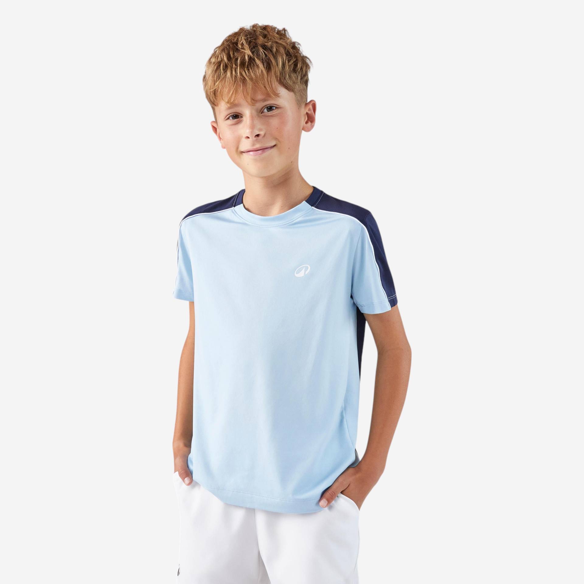 Kinder Tennis T-Shirt - TTS Dry Jr Rundhals blau Kinder Tennis T-Shirt - TTS Dry Jr Rundhals blau von KUIKMA