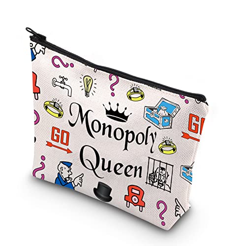 KUIYAI Monopoly Queen Kosmetiktasche mit Reißverschluss, inspiriert von Brettspielen, Geschenk für Gamer und Mädchen (Monopoly Queen) von KUIYAI