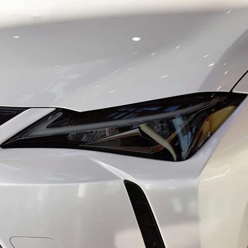 KUSQCRGA Autoscheinwerfer-Schutzfolie, rauchschwarz, transparenter Aufkleber, passend für Lexus UX UX250h UX200 2019 2020 von KUSQCRGA