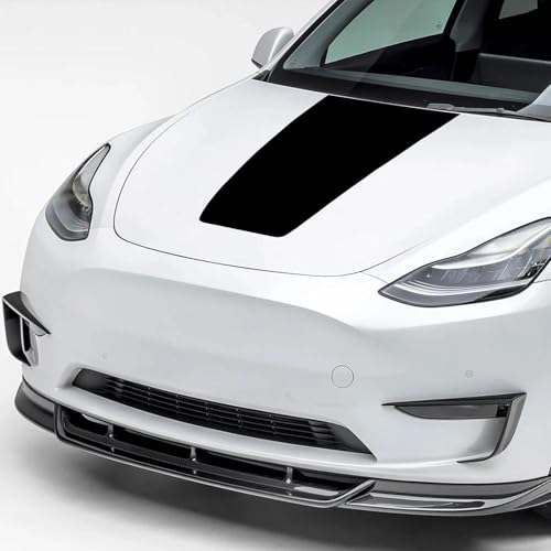 KUSQCRGA Motorhaubengrafiken, Motorabdeckungsaufkleber, Vinyl-Außenaufkleber, Motorhaube, wasserdichtes Dekor, passend für Tesla Model Y 3, Autozubehör von KUSQCRGA