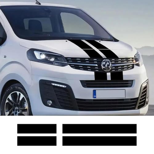 KUSQCRGA Van-Aufkleber für Motorhaube und Hintertür, passend für Trafic Opel Vauxhall Vivaro FIAT Talento Nissan NV300, Tuning-Zubehör von KUSQCRGA