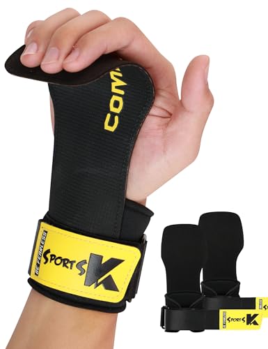 KUTOOK Handgelenkstütze Gewichtheben Handschuhe Lifting Straps Handgelenkbandagen Krafttraining Fitness Bodybuilding mit Gummi-Pad für Fitness Krafttraining Gewichtheben Bodybuilding Schwarz x2 KUTOOK Handgelenkstütze Gewichtheben Handschuhe Lifting Straps Handgelenkbandagen Krafttraining Fitness Bodybuilding mit Gummi-Pad für Fitness Krafttraining Gewichtheben Bodybuilding Schwarz x2 von KUTOOK