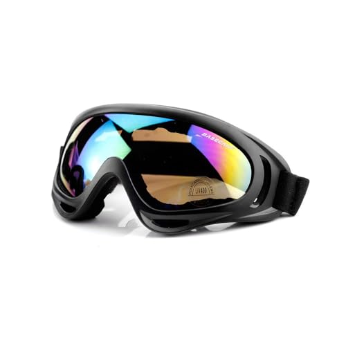KUYT Ski Snowboard Brille, UV-Schutz Goggle, Motocross Brille Helmkompatible, Anti-Fog Skibrille, Sportbrille für Skifahren Motorrad Fahrrad Skaten, Unisex von KUYT