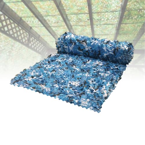 KUZRZNH Tarnnetz 2x3m Camouflage Netz Tarnung Net Jagd Wildcampen Tarnnetz Sonnenschutz 150D Oxford Stoff Militär Armee Party Dekoration Abdeckung Sichtschutz Dekoration Blau KUZRZNH Tarnnetz 2x3m Camouflage Netz Tarnung Net Jagd Wildcampen Tarnnetz Sonnenschutz 150D Oxford Stoff Militär Armee Party Dekoration Abdeckung Sichtschutz Dekoration Blau von KUZRZNH