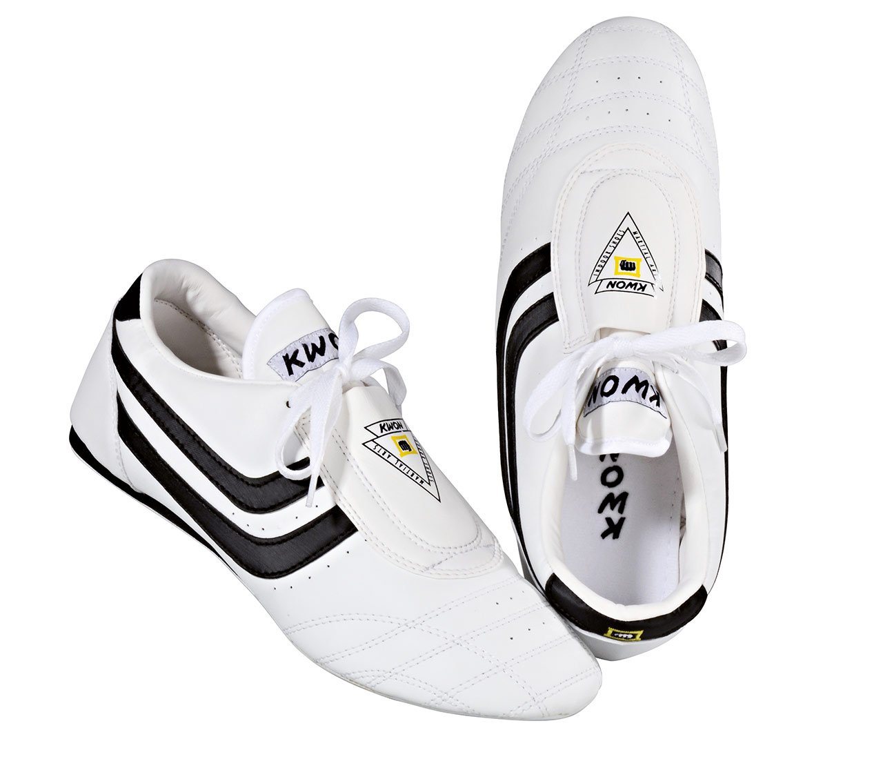 KWON Kampfsportschuhe Chosun Plus weiß Slipper Karate Taekwondo Sneaker mit Schürung, Budoschuhe, Leichte Sportschuhe von KWON