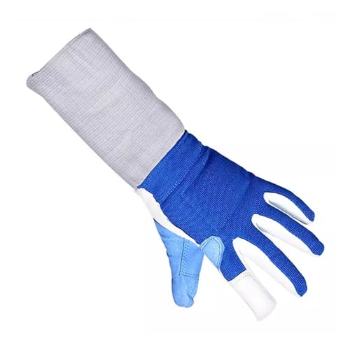 KXJPIZIYB Fechthandschuhe für Die Linke Hand, Säbelhandschuhe, Fechtausrüstung, rutschfest, für Linkshändige Säbel Sportler Einsatz(Medium) von KXJPIZIYB