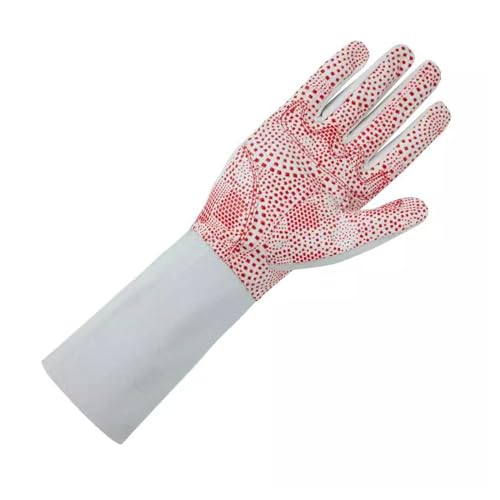 KXJPIZIYB Fechthandschuhe für Die Rechte Hand, Säbel-Florettdegenhandschuhe mit Rutschfesten Partikeln, Wettkampf-Trainingsfechtausrüstung(XL) von KXJPIZIYB