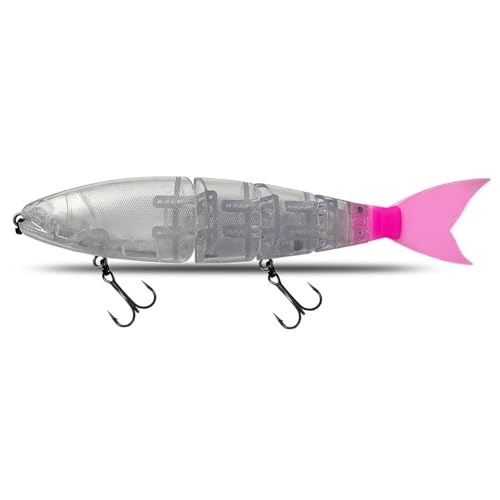 KXJSYL Tool Swimbait Köder 245 schwimmender Köder für große Köder, Barsch, Wels, Hartköder, 245 Köder (unlackierter Köder, schwimmend, 245 mm, 105 g) von KXJSYL Tool