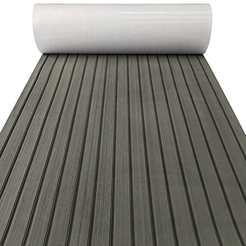 KXKZREN Boot Bodenbelag Selbstklebend Eva-Schaum Teakholzimitat Bootsbelag, rutschfeste Bootsmatte Marineteppich für Motorboot Wohnmobil Yacht Kajak Schwimmende Plattform, 240x90cm KXKZREN Boot Bodenbelag Selbstklebend Eva-Schaum Teakholzimitat Bootsbelag, rutschfeste Bootsmatte Marineteppich für Motorboot Wohnmobil Yacht Kajak Schwimmende Plattform, 240x90cm von KXKZREN