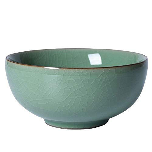 KXQYIKYI Bowl Celadon Reisschale, Ramen Bowl Suppe Dessert Behälter Keramik Geschirr Tabelle Home Küchenzubehör Dekor Dekor von KXQYIKYI