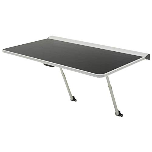 KXQYIKYI Klappbarer Wandtisch, schlanke Kantenhalterung aus Aluminiumlegierung, Computertisch, Schreibtisch, Küche, Esstisch für Büro/Waschküche, B-100 x 58 cm, modisch von KXQYIKYI