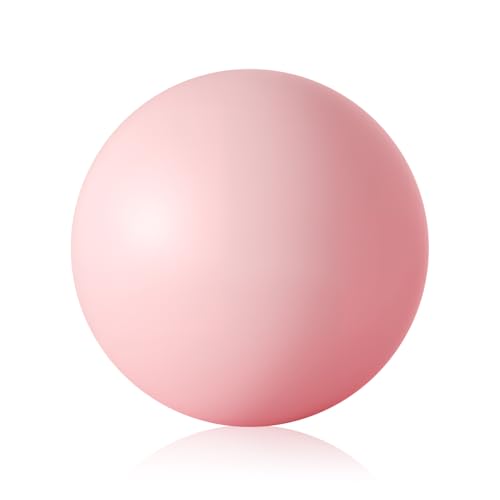 KYSUN Gymnastikball Klein 25cm, Pilates Ball, Soft Yoga Ball, Rutschfester Gymnastikball, Fitnessball Klein mit Aufblasbarem Luftpumpe, Gym Ball für Pilates Yoga Ganzkörpertraining (Rosa) von KYSUN