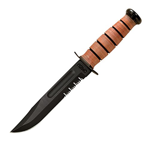 KA-BAR Unisex – Erwachsene KaBar Kampfmesser Serrated, Silber, one Size KA-BAR Unisex – Erwachsene KaBar Kampfmesser Serrated, Silber, one Size von Ka-Bar