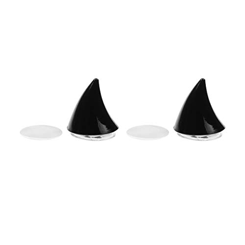 Kaerm 2-teilige Helm Hörner Dekoration Motorradhelm Teufel-Horn mit Saugnapf Dekoration für Motocross-Helm Motorrad Schwarz One Size Kaerm 2-teilige Helm Hörner Dekoration Motorradhelm Teufel-Horn mit Saugnapf Dekoration für Motocross-Helm Motorrad Schwarz One Size von Kaerm