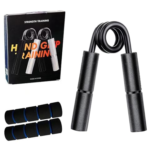 Kaizuca Handtrainer Unterarmtrainer, 100LB≈45KG Griffkraft Trainer Set mit Schwammbezug, Fingertrainer für Muskelaufbau, Grifftrainer Geschenke von Kaizuca