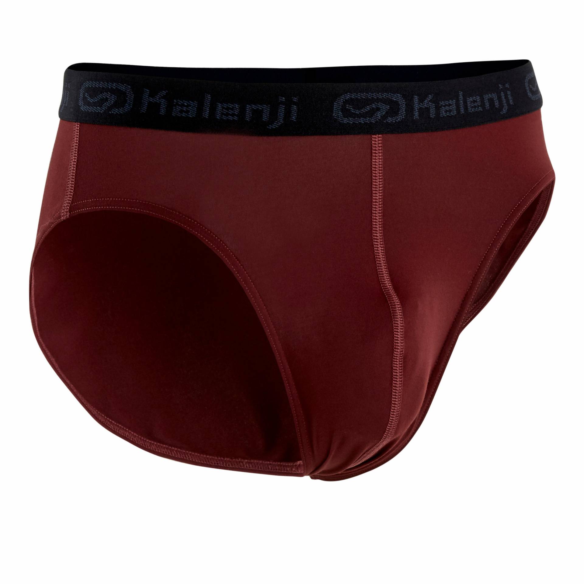 Funktionsunterhose Lauf-Slip atmungsaktiv Herren bordeaux von Kalenji