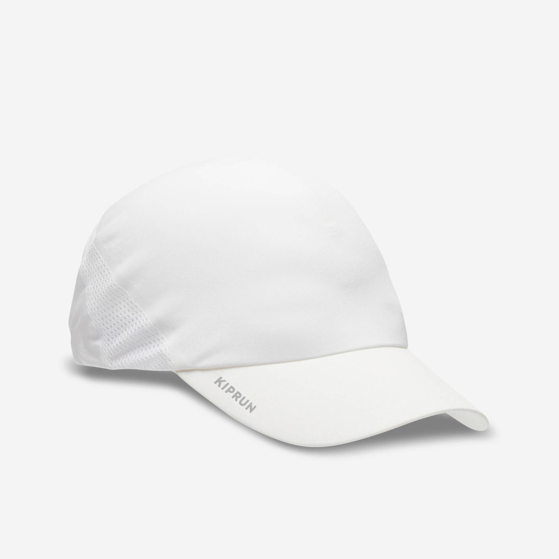 Lauf-Cap Schirmmütze Unisex einstellbar - weiss von Kiprun