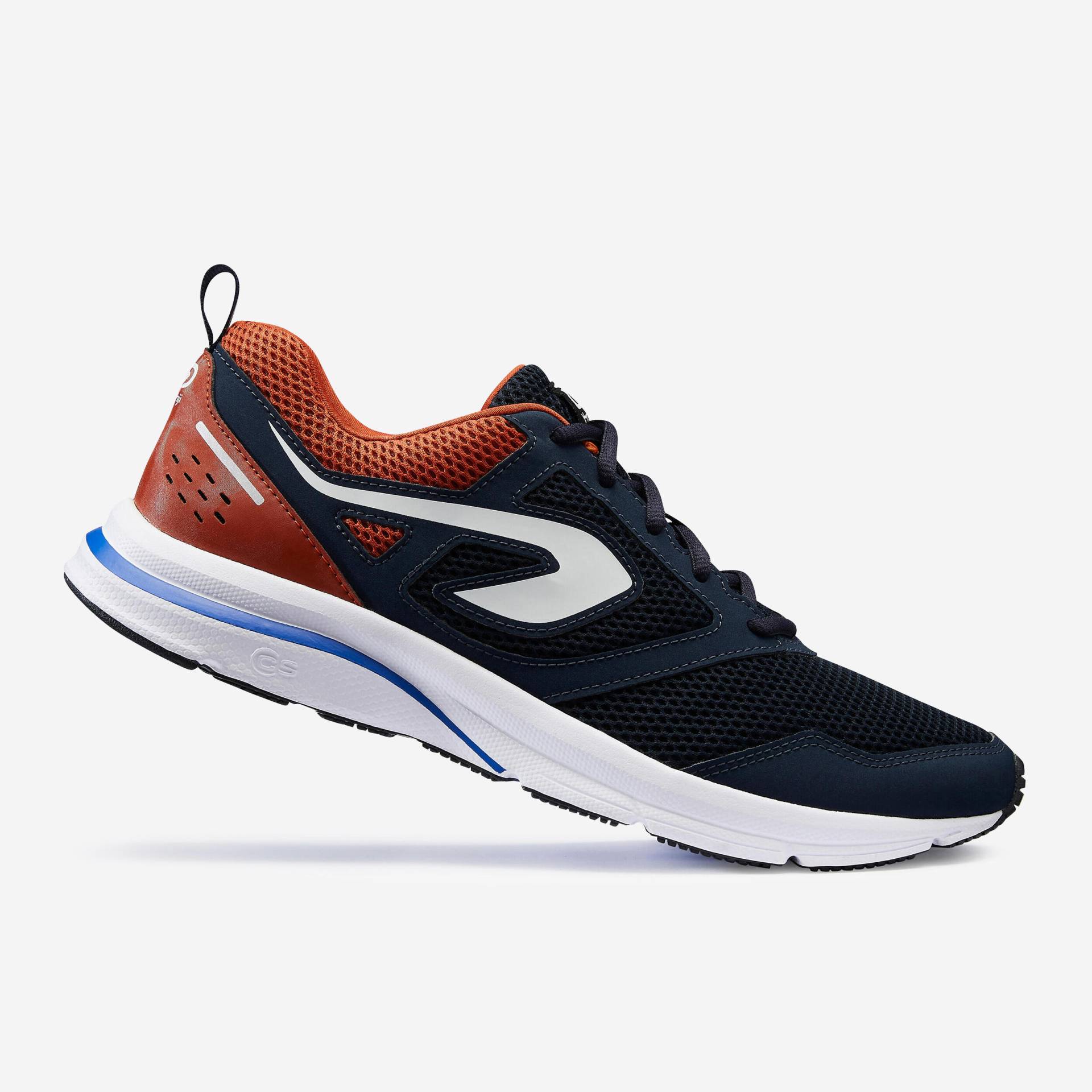 Laufschuhe Herren - Run Active marineblau/rot von Kalenji