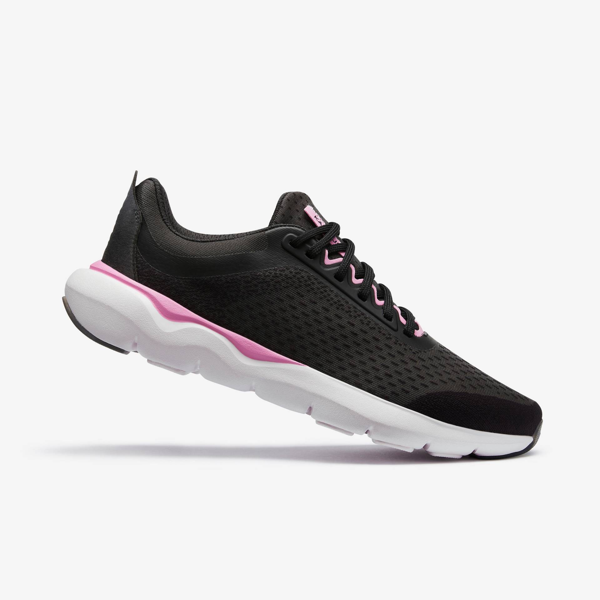 Laufschuhe Jogflow 500.1 Damen dunkelgrau/rosa von Kalenji