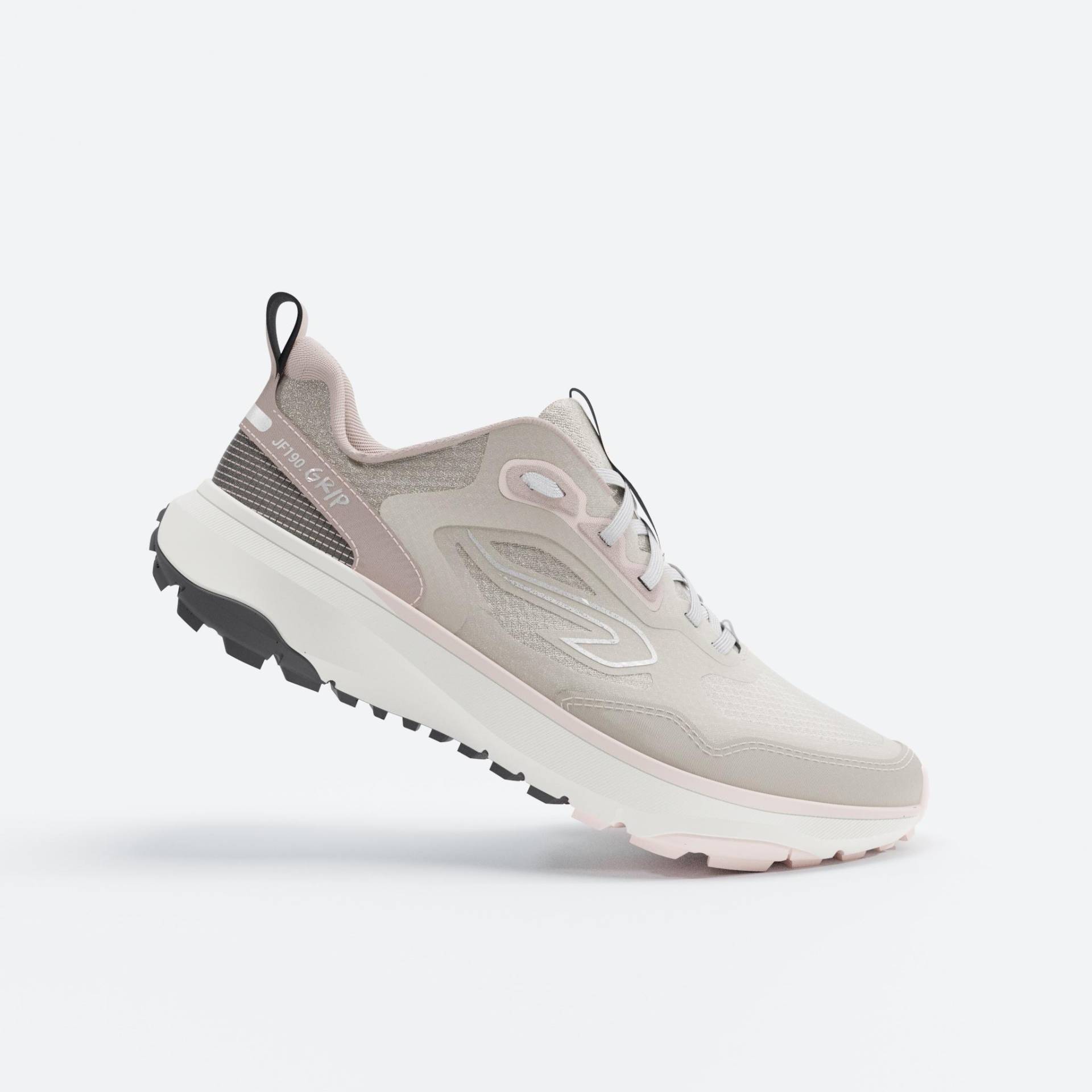 Laufschuhe Trailrunning Damen - JF 190 Grip beige/rosa Laufschuhe Trailrunning Damen - JF 190 Grip beige/rosa von Kalenji