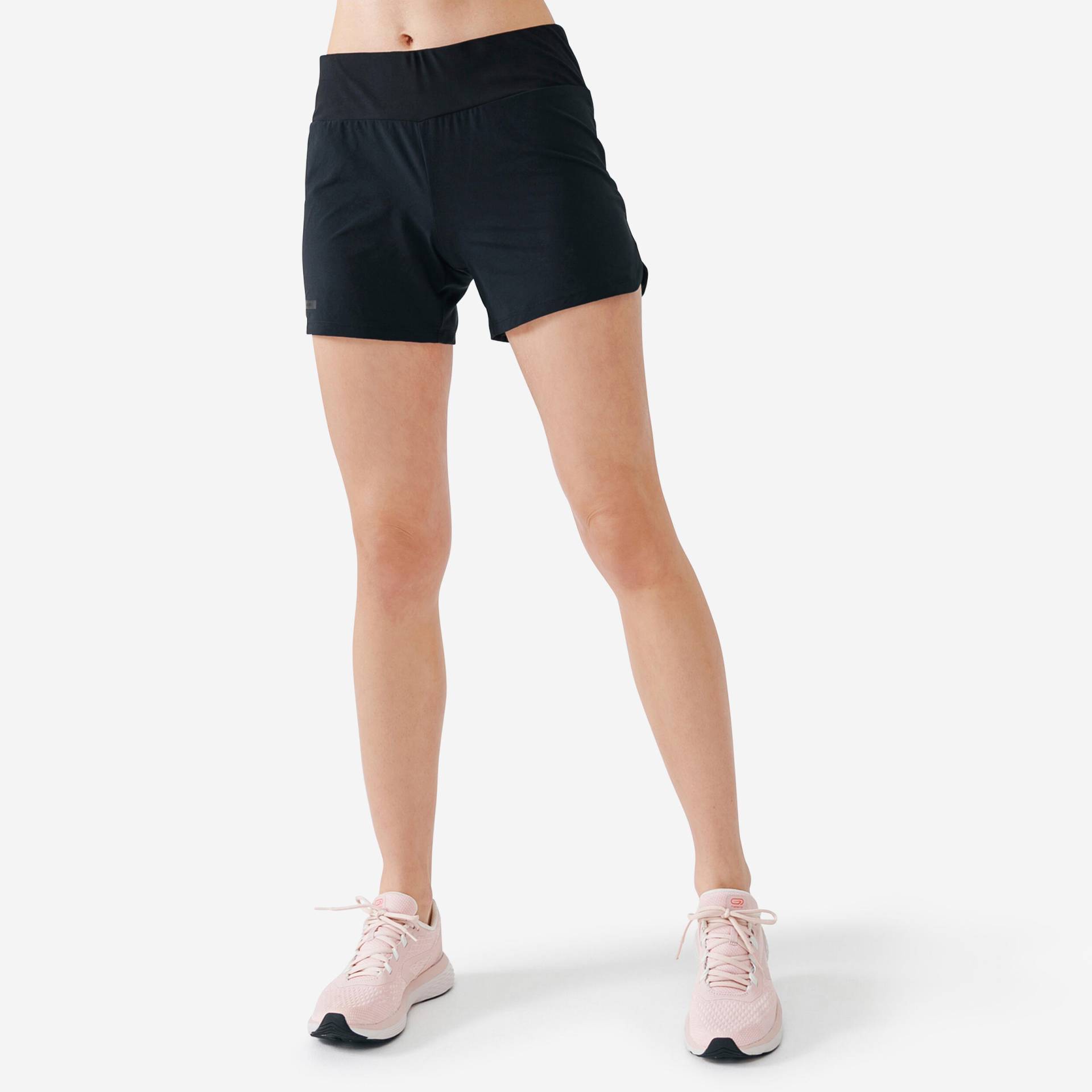 Laufshorts Damen - Run 100 schwarz von Kalenji