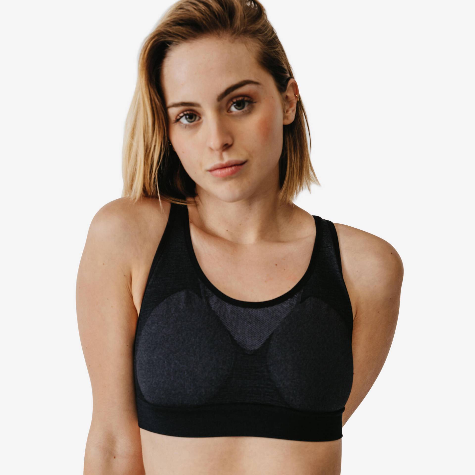 Sport-BH Bustier starker Halt - Basic von Kalenji