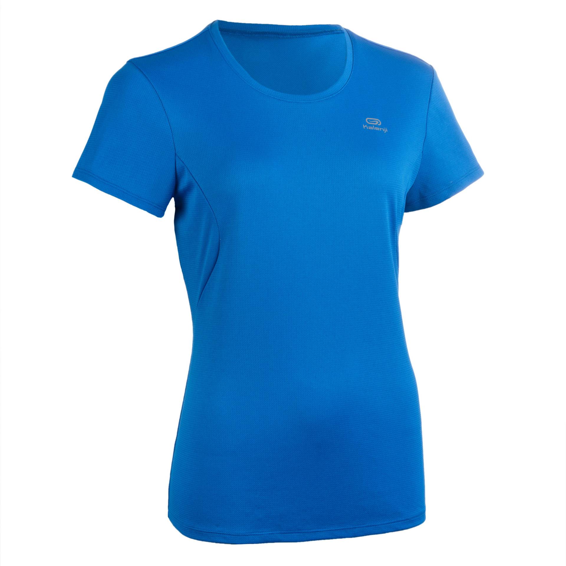 T-Shirt Leichtathletik Club Damen blau von Kalenji