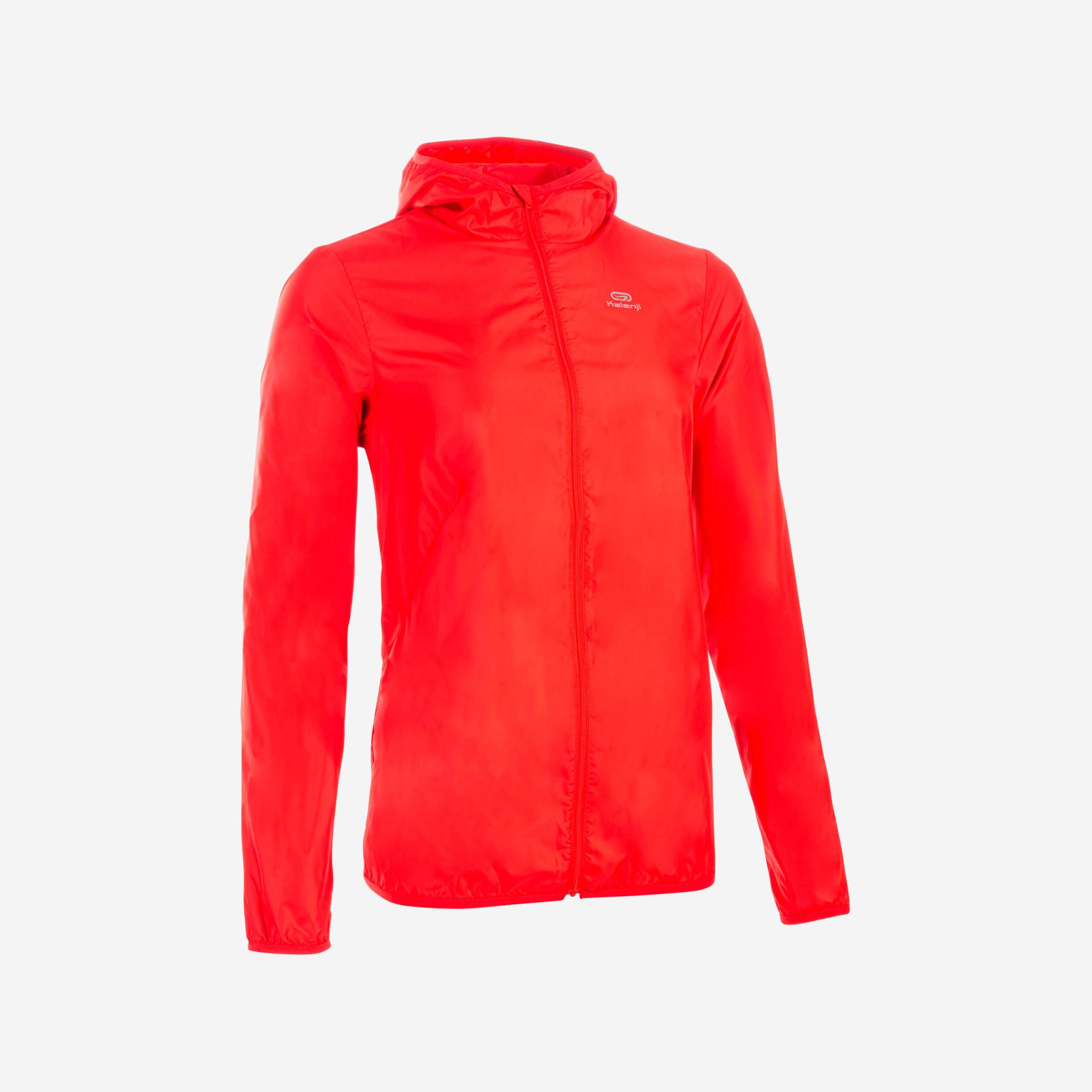 Windjacke Leichtathletik Club personalisierbar Damen rot von Kalenji