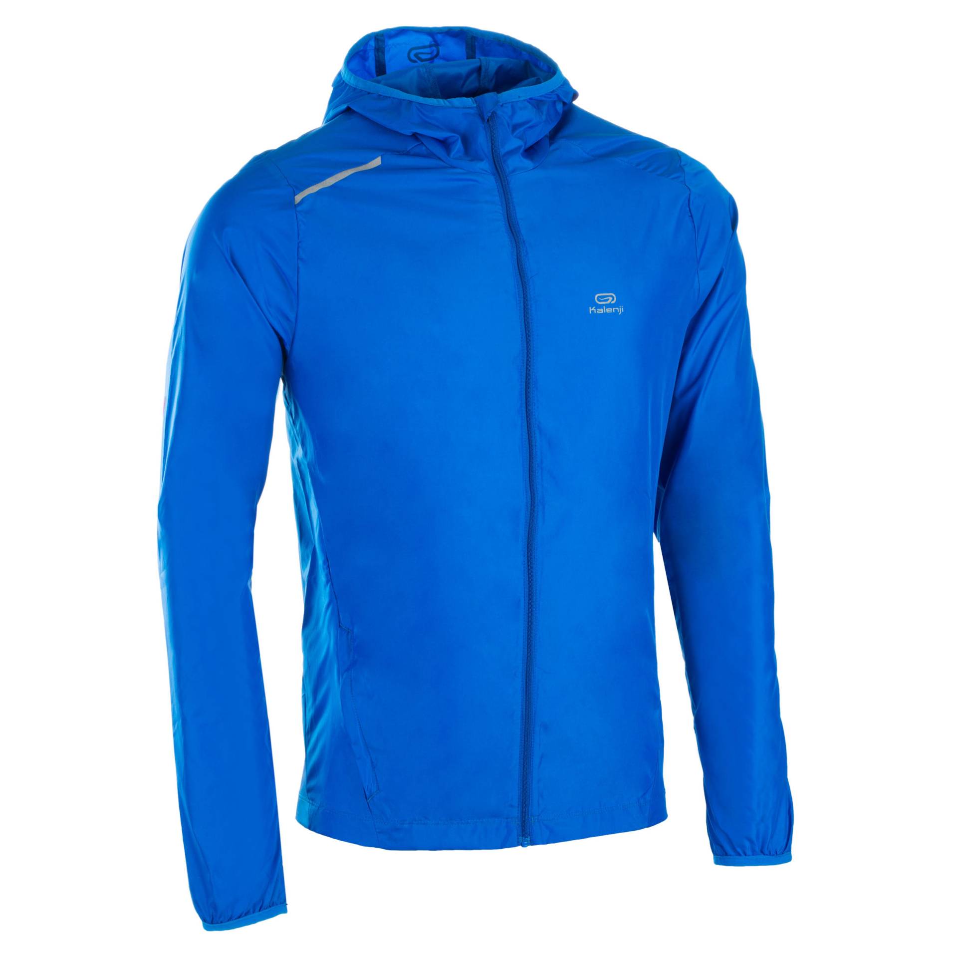 Windjacke Leichtathletik Club personalisierbar Herren blau von Kalenji