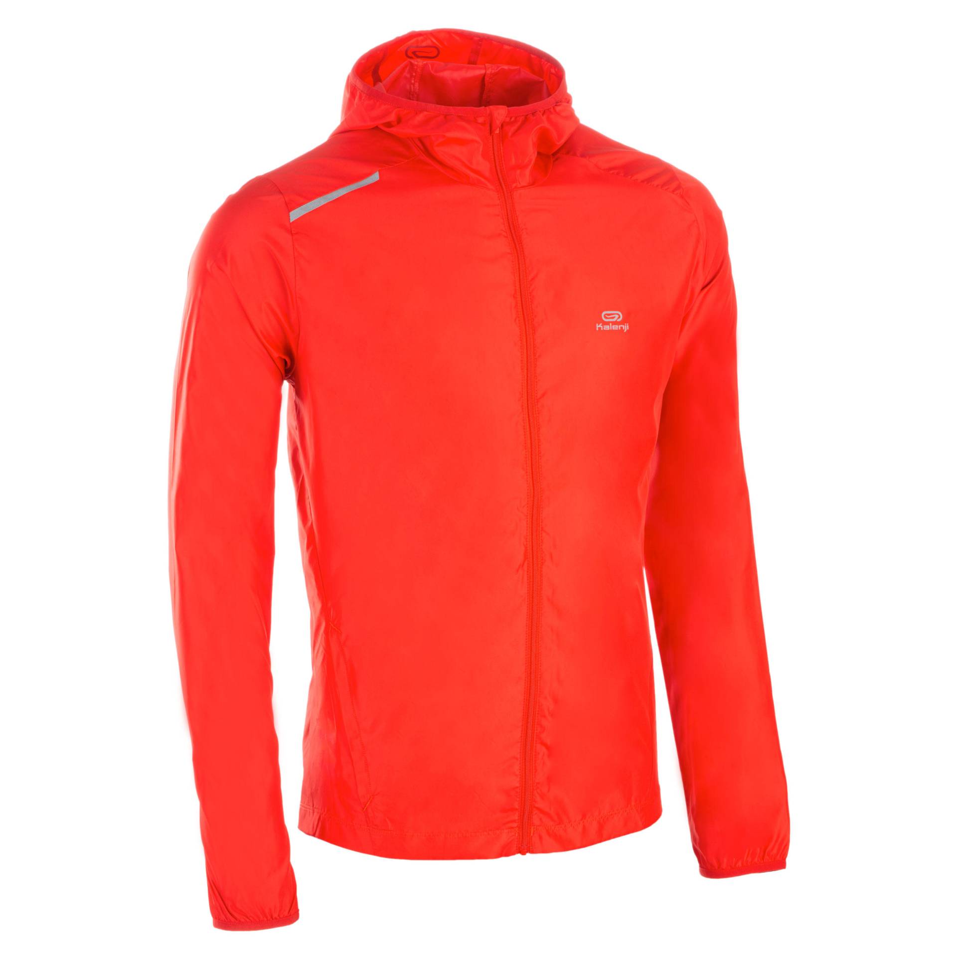 Windjacke Leichtathletik Club personalisierbar Herren rot von Kalenji