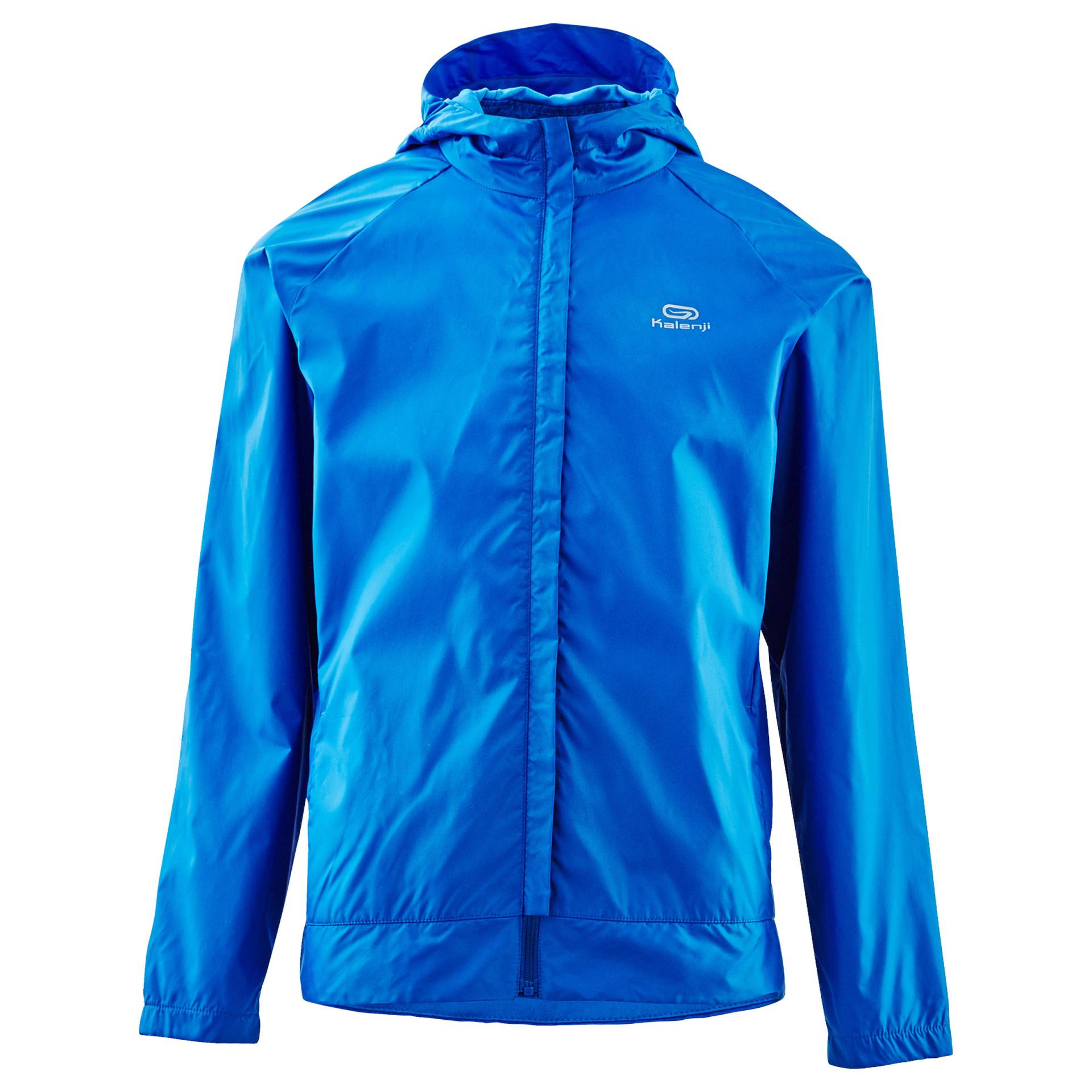 Windjacke Leichtathletik Club personalisierbar Kinder blau von Kalenji