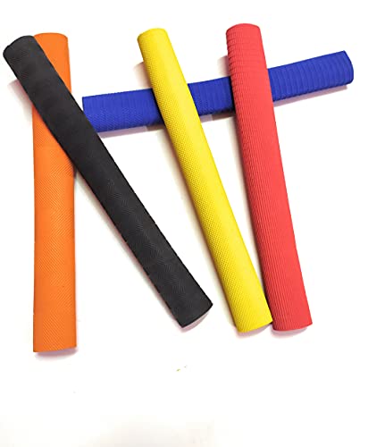 Kalindri Sports Cricketschläger-Griffe, volle Größe, mehrfarbig, 5 Stück (einfarbig sortiert) von Kalindri Sports