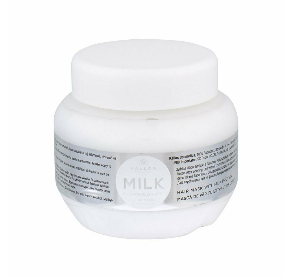 Kallos Cosmetics Haarkur Milk Hair Maske with Milk Protein 275ml Kallos Cosmetics Haarkur Milk Hair Maske with Milk Protein 275ml von Kallos Cosmetics