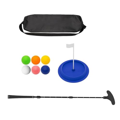 Golf-Putter-Set, Zwei-Wege-Golf-Putter-Schläger mit Puttingscheibe und Übungsball, verstellbare Länge, Golfschläger einfach zu bedienen von Kalttoy