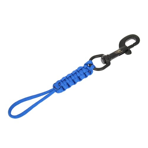 Kalttoy Sicherheitsseil-Haken-Clip mit geflochtenem Seil, Umhängeband, Marinetauglicher Stahl, für Tauchen, Swival-Schrauben, Haken von Kalttoy