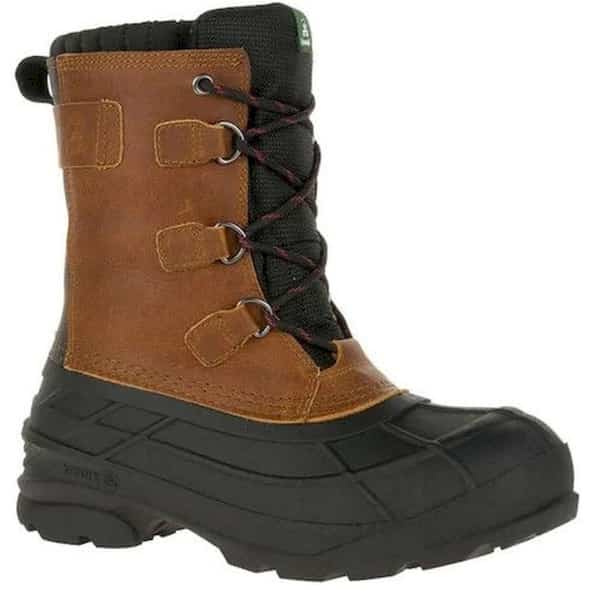 Kamik Alborg Plus Herren Winterschuhe (Braun 45 EU) Freizeitschuhe von Kamik