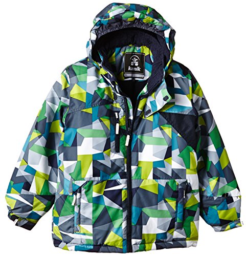 Kamik Jungen Jacke Remix, Lime, 104, KWB6158 Kamik Jungen Jacke Remix, Lime, 104, KWB6158 von Kamik