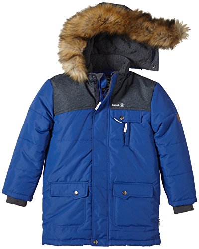 Kamik Jungen Parka Echo Jacke, Cobalt, 128, KWB6169 Kamik Jungen Parka Echo Jacke, Cobalt, 128, KWB6169 von Kamik
