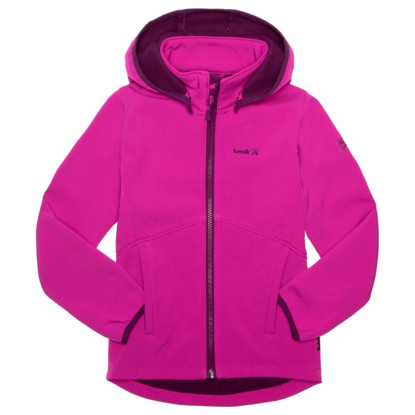 Kamik - Kid's Faye - Softshelljacke Gr 128 rosa von Kamik