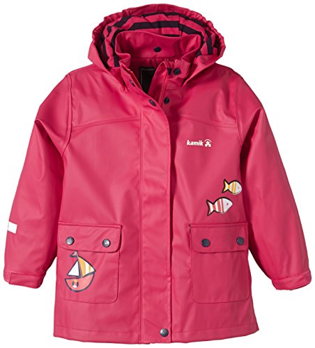 Kamik Mädchen Regenjacke, Red, 116, VK4870 Kamik Mädchen Regenjacke, Red, 116, VK4870 von Kamik