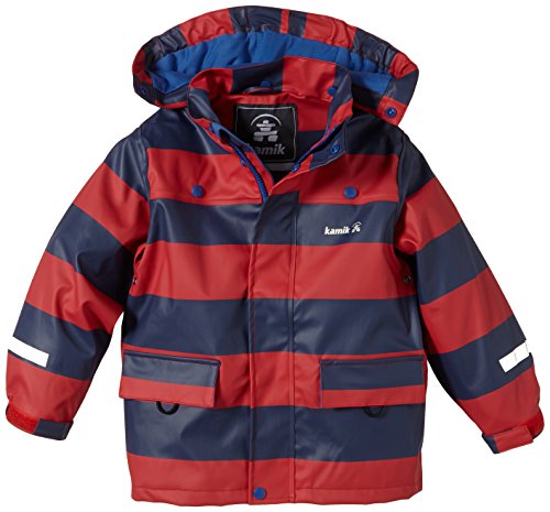 Kamik Mädchen Regenjacke, Rococco Red, 98, VK4877 Kamik Mädchen Regenjacke, Rococco Red, 98, VK4877 von Kamik