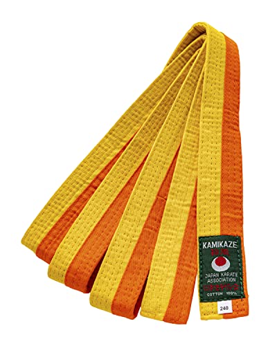 Kamikaze GELB-ORANGENER GÜRTEL für Kinder 2½ / 240 cm Kamikaze GELB-ORANGENER GÜRTEL für Kinder 2½ / 240 cm von Kamikaze