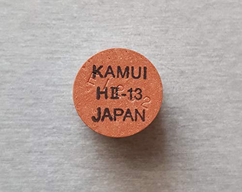 Kamui Original Billardqueue-Spitzen laminiert 10 Schichten Billard Zubehör Größe 13mm Härte Version H von Kamui Brand