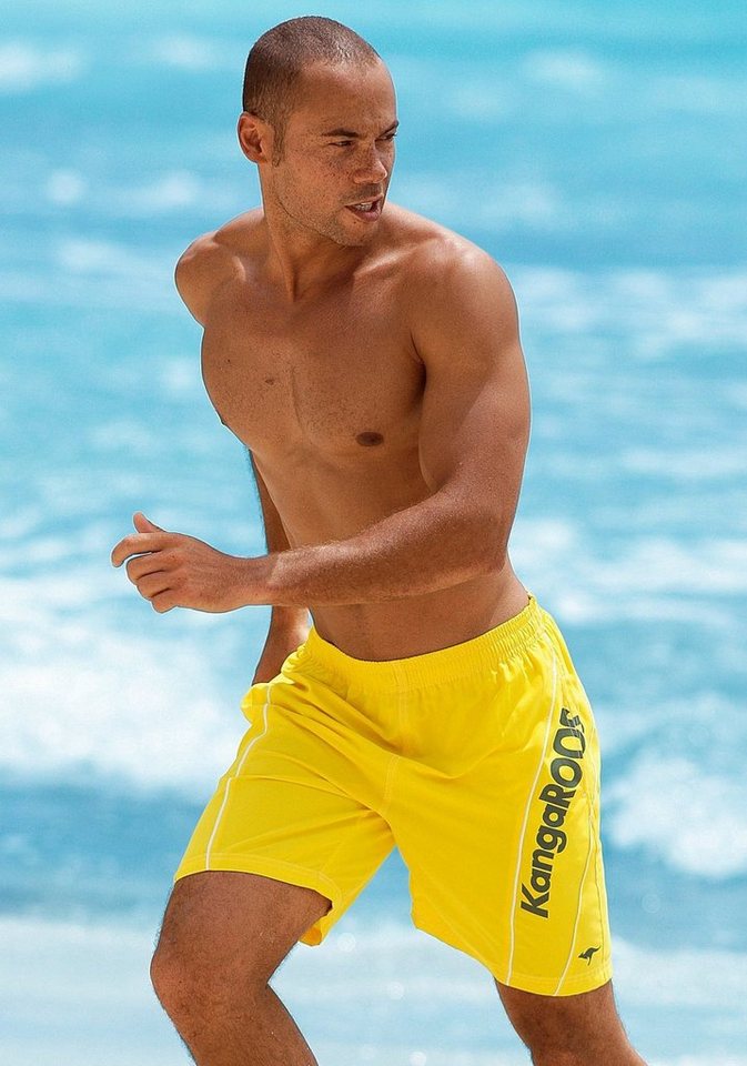 KangaROOS Badeshorts mit Kangaroos Schriftzug KangaROOS Badeshorts mit Kangaroos Schriftzug von KangaROOS