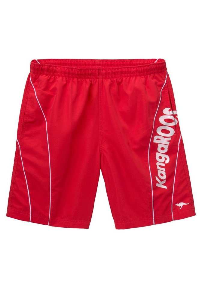 KangaROOS Badeshorts mit Kangaroos Schriftzug KangaROOS Badeshorts mit Kangaroos Schriftzug von KangaROOS