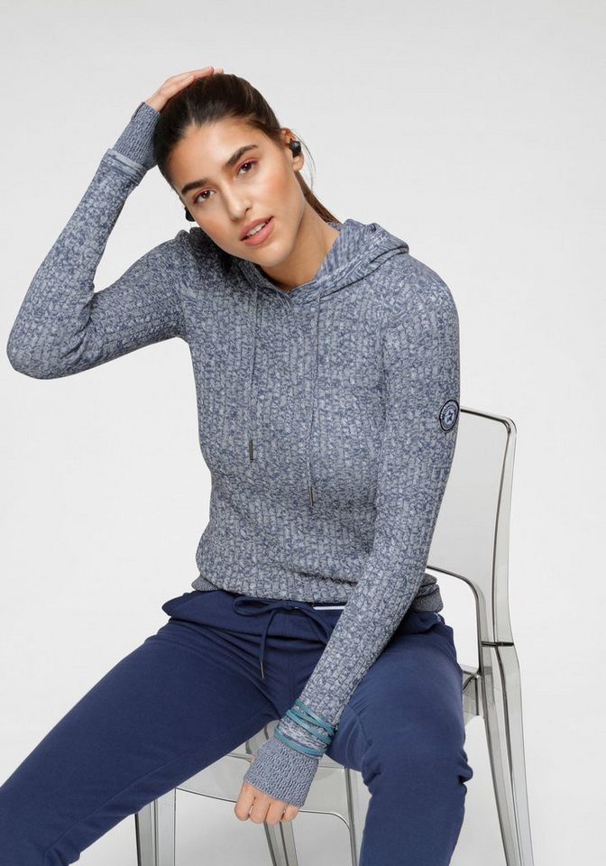 KangaROOS Kapuzenpullover im feinen Zopf-Strick-Design KangaROOS Kapuzenpullover im feinen Zopf-Strick-Design von KangaROOS