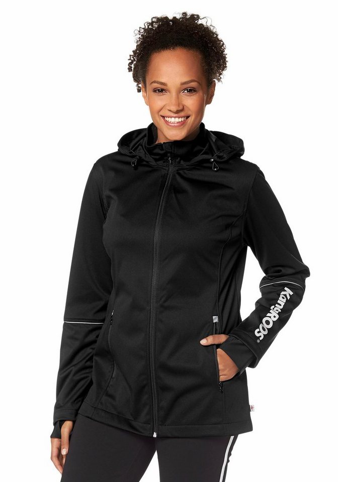 KangaROOS Softshelljacke aus Softshell-Material, figurumschmeichelnder Schnitt KangaROOS Softshelljacke aus Softshell-Material, figurumschmeichelnder Schnitt von KangaROOS