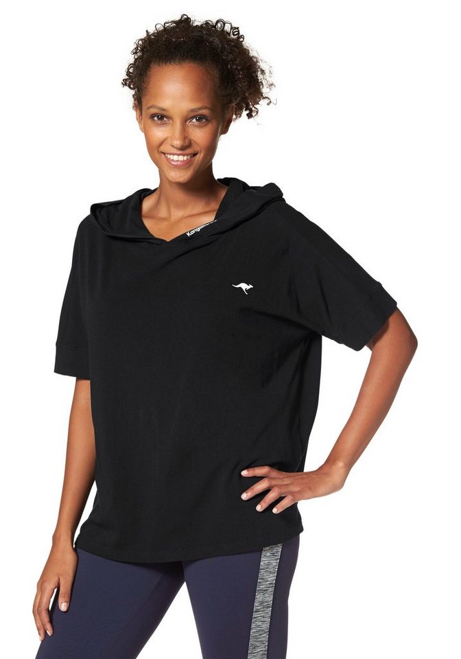 KangaROOS T-Shirt Kurzarm, lässige Passform, aus Baumwolle KangaROOS T-Shirt Kurzarm, lässige Passform, aus Baumwolle von KangaROOS